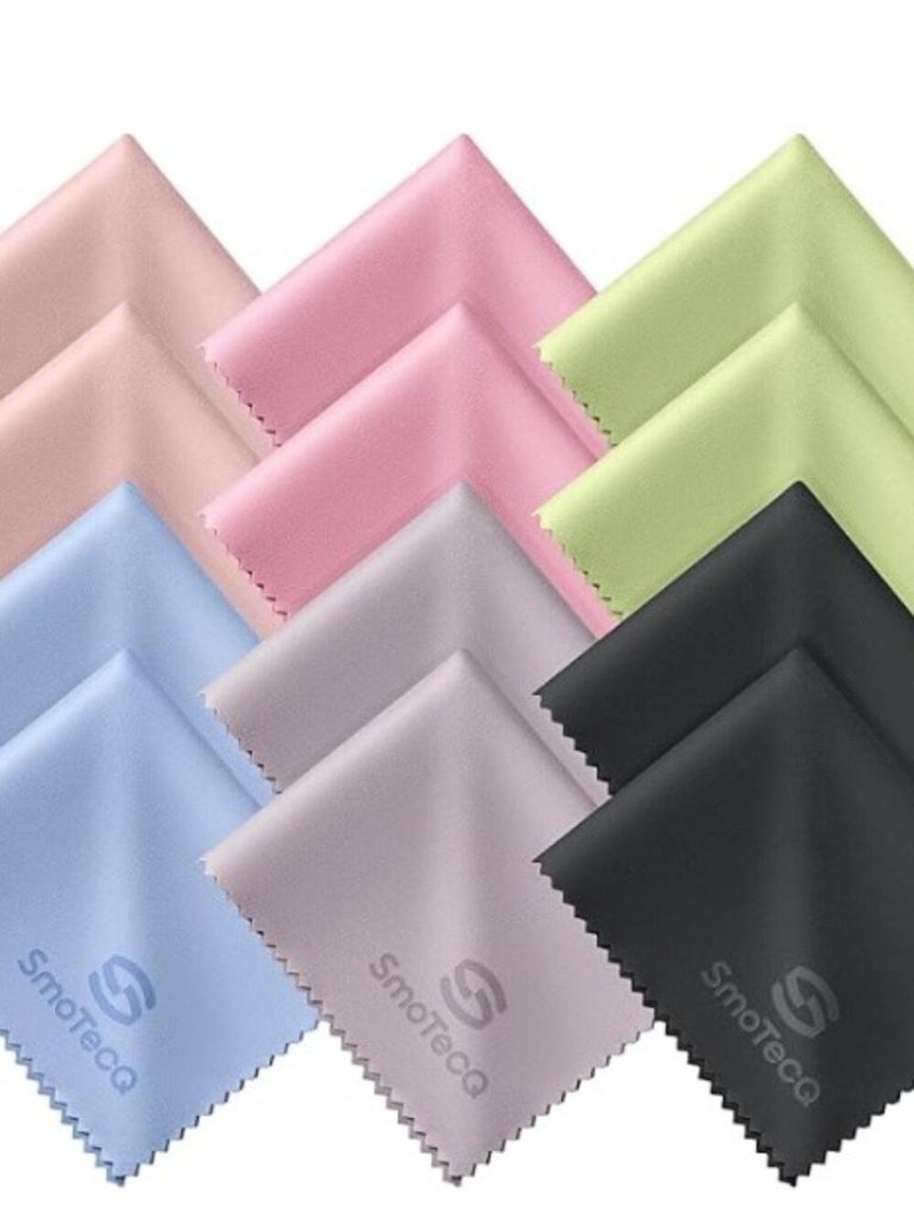 12 Pack Microfiber Lens Cleaning Cloths – Ultra-Soft, Scratch-Free - NWT